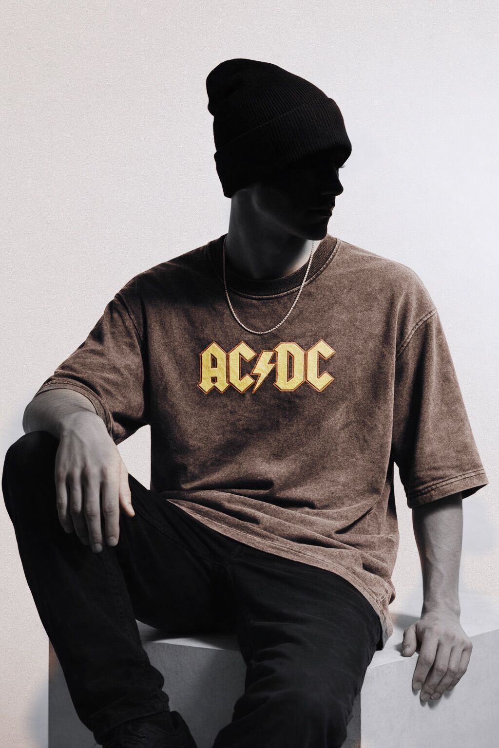 Kolkat.in Luxury Black Oversized T-Shirt | Premium Designer Cotton Tee Men India Online - Image 1