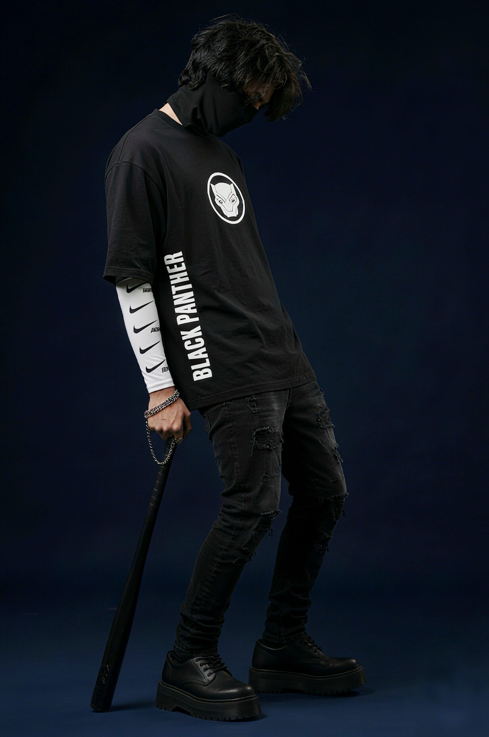 Kolkat Fade White Printed T-Shirt Men | Legendary Collection Oversized Tee India Online - Image 1